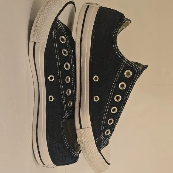 Converse All Star Black Canvas Shoes - Picture 5 of 8